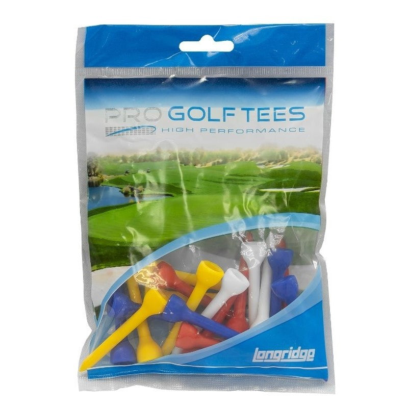 Longridge Plastic 50mm Golf Tees (20 Pack)