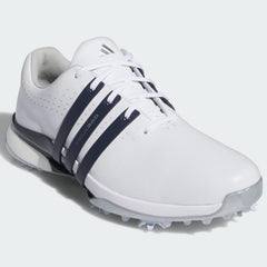 Adidas Tour 360 24 Boost Golf Shoes Men's Wide (White Navy Silver)