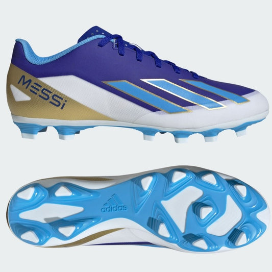 Adidas X Crazyfast Messi Club Firm Ground Football Boots Men's (Blue ID0724)