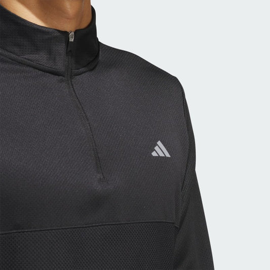 Adidas Ultimate 365 Textured Quareter Zip Men's (Black IU4696)