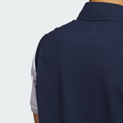 Adidas Elevated Quarter Zip Gilet Vest Men's (Navy IB4541)