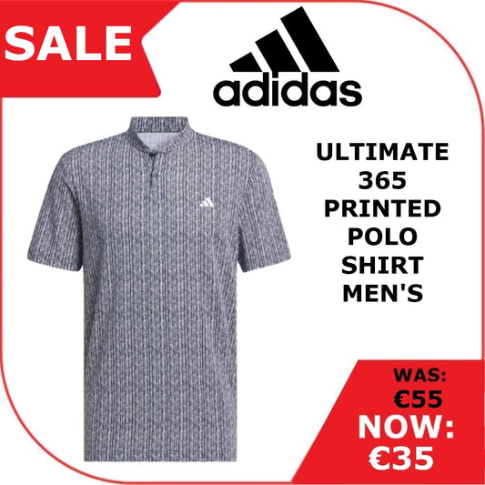 Adidas Ultimate 365 Printed Polo Shirt Men's (Navy White IS8869)