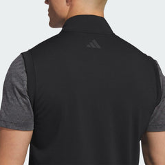 Adidas Elevated Quarter Zip Gilet Vest Men's (Black IB4542)
