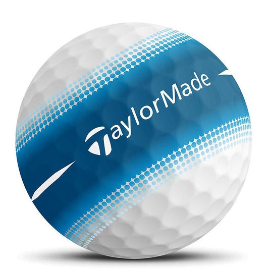 Taylor Made Tour Response Stripe Golf Balls x 3 (Blue)