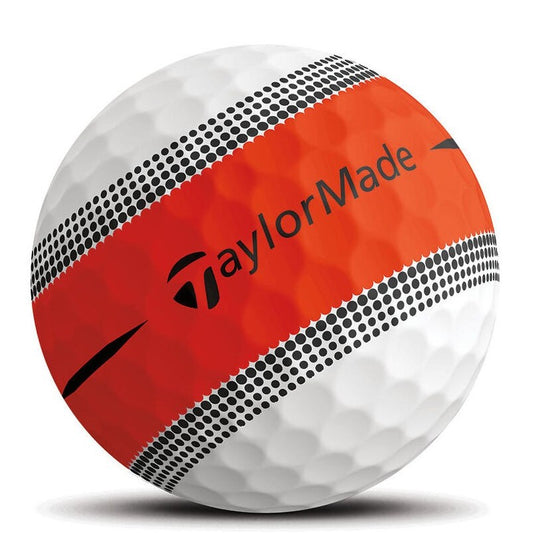 Taylor Made Tour Response Stripe Golf Balls x 12 (Orange)