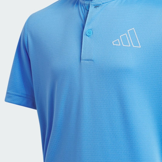 Adidas Heat Rdy Sport Collar Polo Shirt Boys' (Blue IU3502)