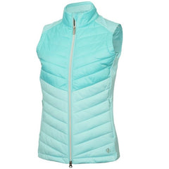 Green Lamb Noelle Quilted Gilet With Stretch Back Women's