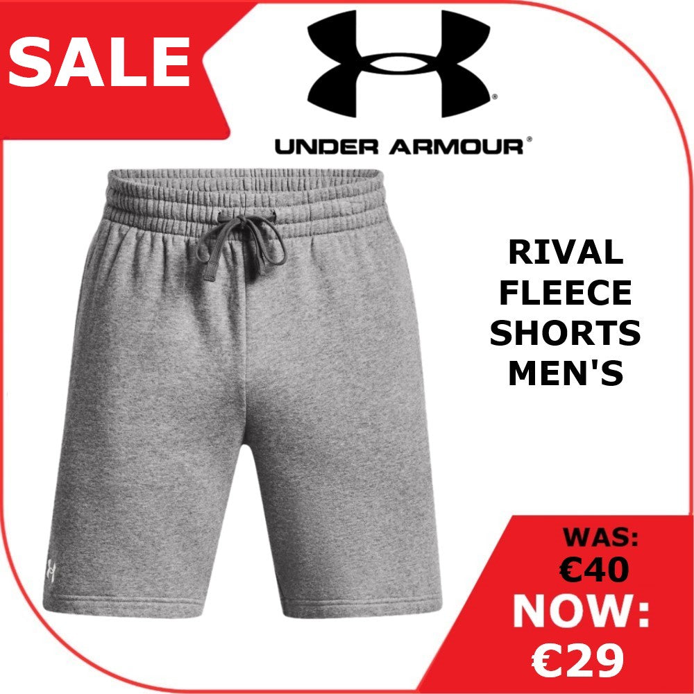 Under Armour Rival Fleece Shorts Men's (Castlerock Heather 025)