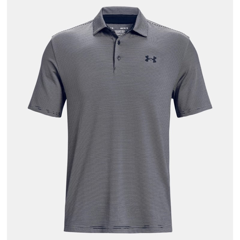 Under Armour Playoff 3.0 Stripe Polo Shirt Men's (Midnight Navy White 410)