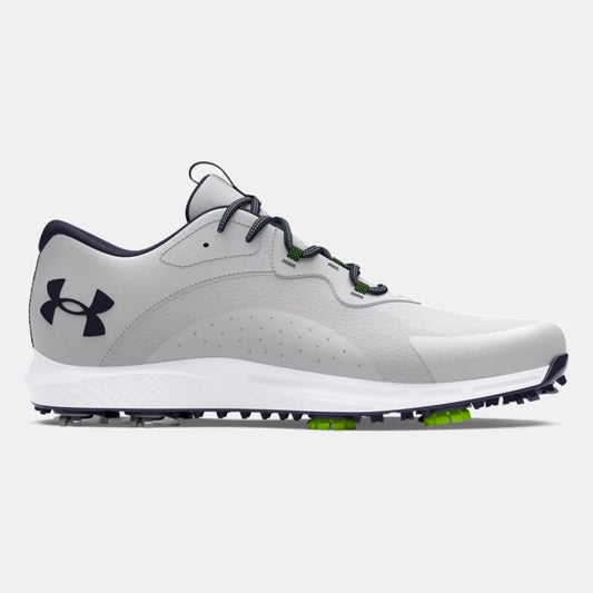 Under Armour Charged Draw 2 Golf Shoes Men's Wide (Grey Navy 102)