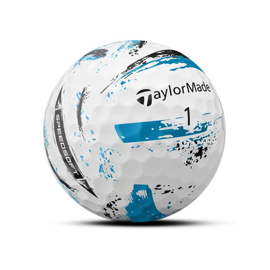 Taylor Made SpeedSoft Ink Golf Balls x 3