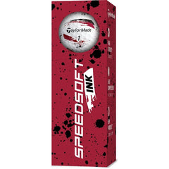 Taylor Made SpeedSoft Ink Golf Balls x 3