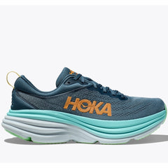 Hoka Bondi 8 Running Shoes Men's Wide (Real Teal Shadow)