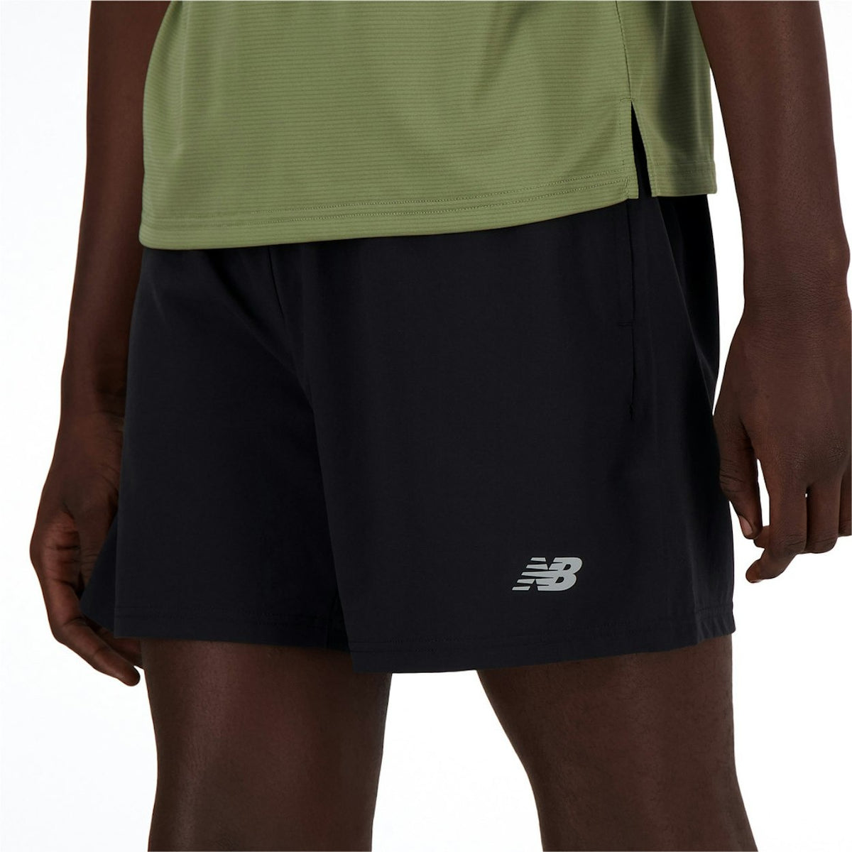 New Balance Essential Lined 5 Inch Running Shorts Men's (Black)