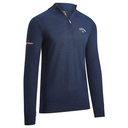 Callaway Quarter Zip Blended Merino Top Men's