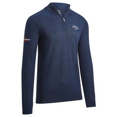 Callaway Quarter Zip Blended Merino Top Men's