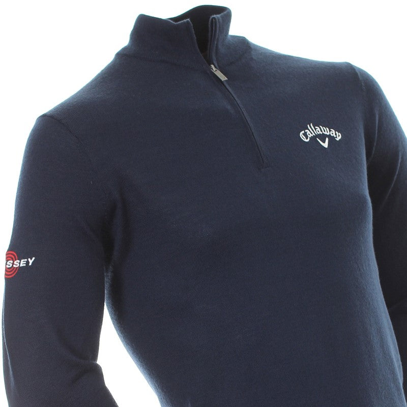 Callaway Quarter Zip Blended Merino Top Men's