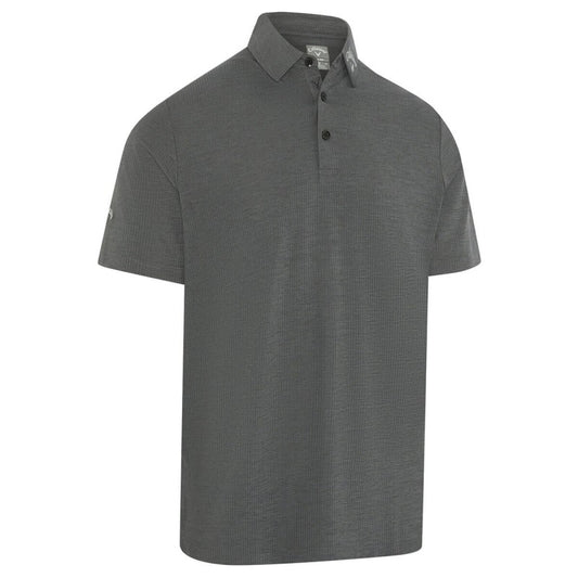 Callaway Ventilated Jacquard Polo Shirt Men's (Caviar 002)
