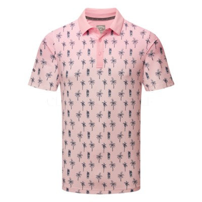 Callaway Mojito Ombre Polo Shirt Men's (Candy Pink 681)