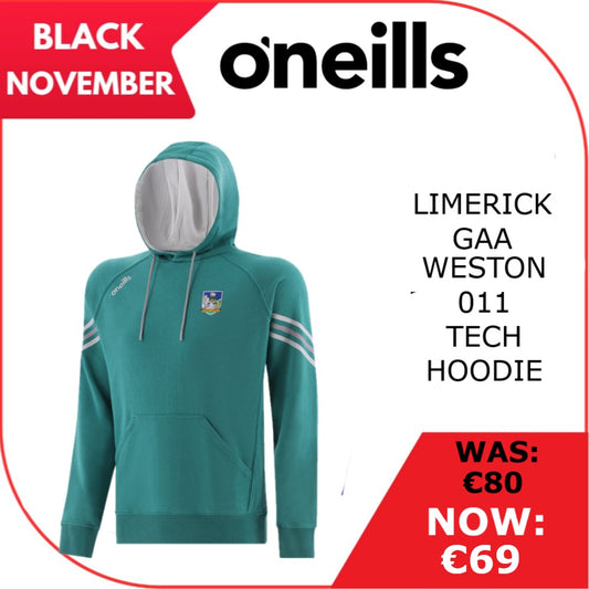 O'Neill's Limerick GAA Weston 011 Tech Hoodie (Green)