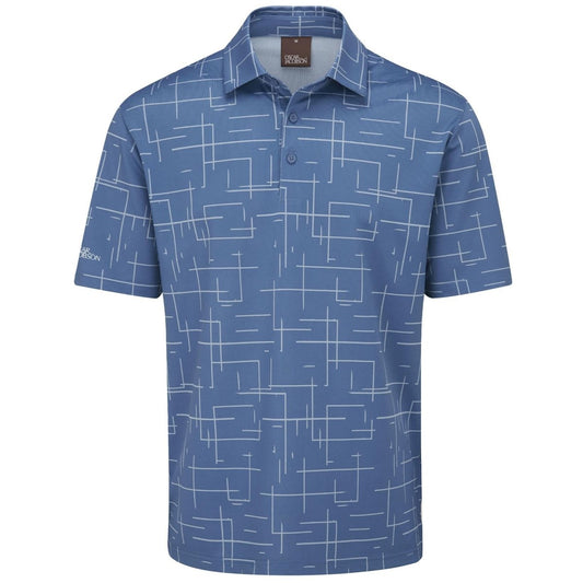 Oscar Jacobson Ashald Polo Shirt Men's (Elemental Blue)