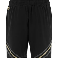 O'Neills Clare GAA Weston 049 Poly Shorts Kid's (Black Grey)