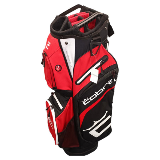 Cobra Signature Golf Cart Bag (Black Red)