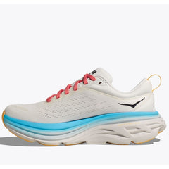 Hoka Bondi 8 Running Shoes Women's (Blanc De Blanc)