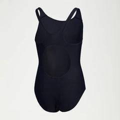 Speedo Placement Muscleback Swimsuit Girls (Navy Pink 891)