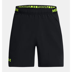 Under Armour Vanish Woven 6" Shorts Men's (Black Yellow 006)