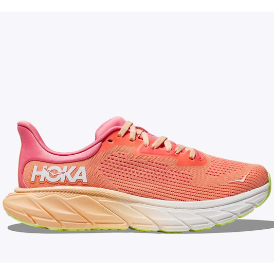 Hoka Arahi 7 Running Shoes Women's Wide (Papaya Coral)