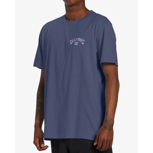 Billabong Arch Fill T-Shirt Men's (Slate BLue SLB)