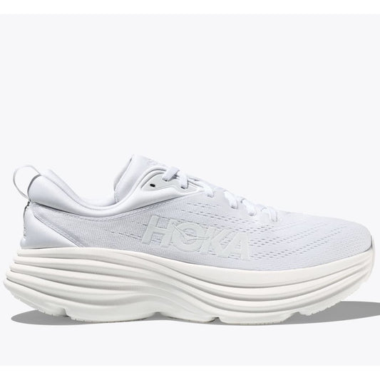 Hoka Bondi 8 Running Shoes Men's (White)
