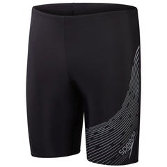 Speedo Medley Logo Jammer Men's (Black Grey 909)