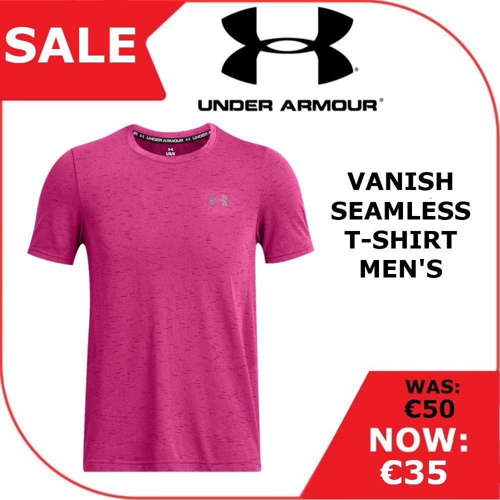 Under Armour Vanish Seamless T-Shirt Men's (Pink 696)