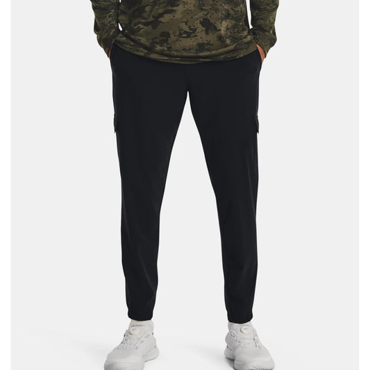 Under Armour Stretch Woven Cargo Pants Men's (Black 001)