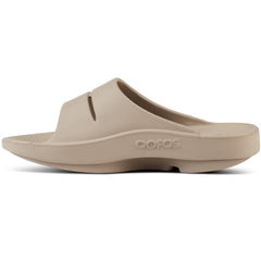 Oofos Ooahh Sport Slides Women's (Beige Nomad)