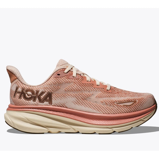Hoka Clifton 9 Running Shoes Women's (Sandstone Cream)