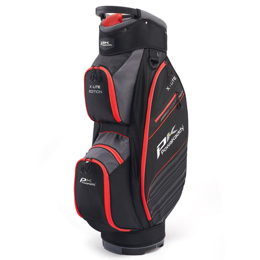 Powakaddy X Lite Edition Golf Cart Bag (Black Red)