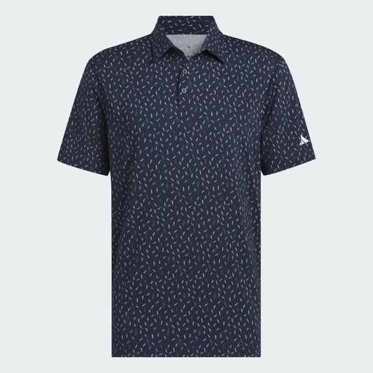 Adidas Ultimate 365 Printed Polo Shirt Men's (Navy IL0555)