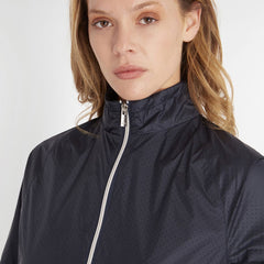 Green Lamb Nollaig Half Sleeve Windbreaker Women's (Navy)