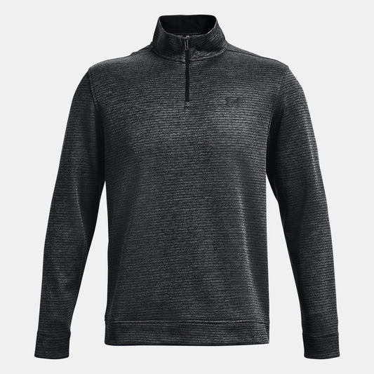 Under Armour Storm Sweater Fleece Quarter Zip Top Men's (Black 001)