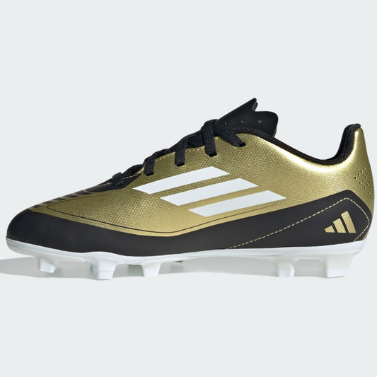 Adidas F50 Club Messi FG Football Boots infants (Gold Black IG9319)