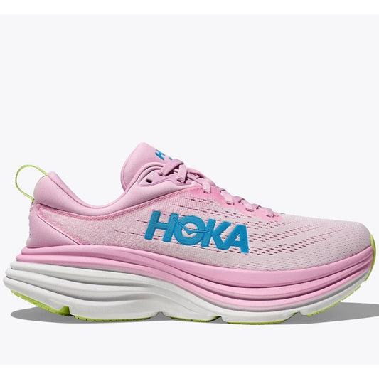 Hoka Bondi 8 Running Shoes Women's Wide (Pink Twilight Waterpark)