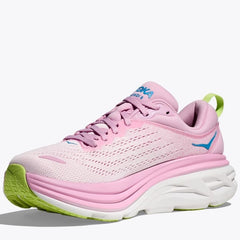 Hoka Bondi 8 Running Shoes Women's Wide (Pink Twilight Waterpark)