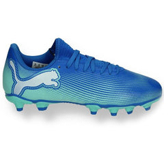 Puma Future 7 Play FG / AG Football Boots Kid's (Blue Mint 01)