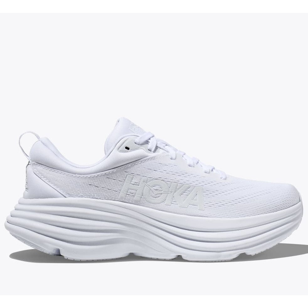 Hoka Bondi 8 Running Shoes Women's (White)