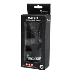 Precision Training Pro Matrix Shinguards and Sleeve (Black Chrome)