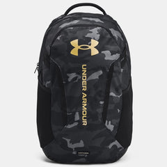 Under Armour Hustle 6.0 Backpack (Black Metallic Gold 001)