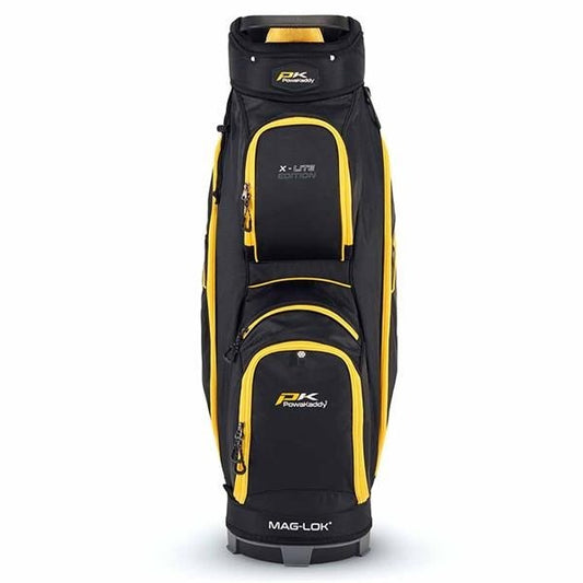 Powakaddy X Lite Golf Cart Bag (Black Yellow Trim)